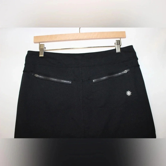 Athleta Trailside Black Tennis Activewear Casual Golf Skort Size Medium Tall - Picture 7 of 14
